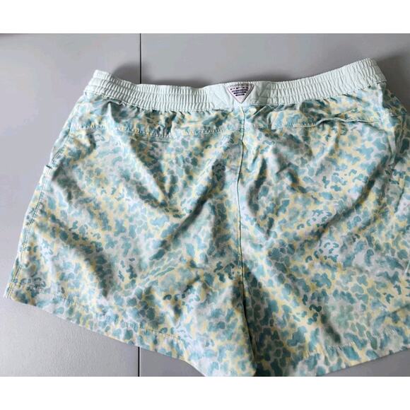 Columbia PFG Tidal Sands Shorts Women’s Size Large Blue Stretch - Picture 3 of 9